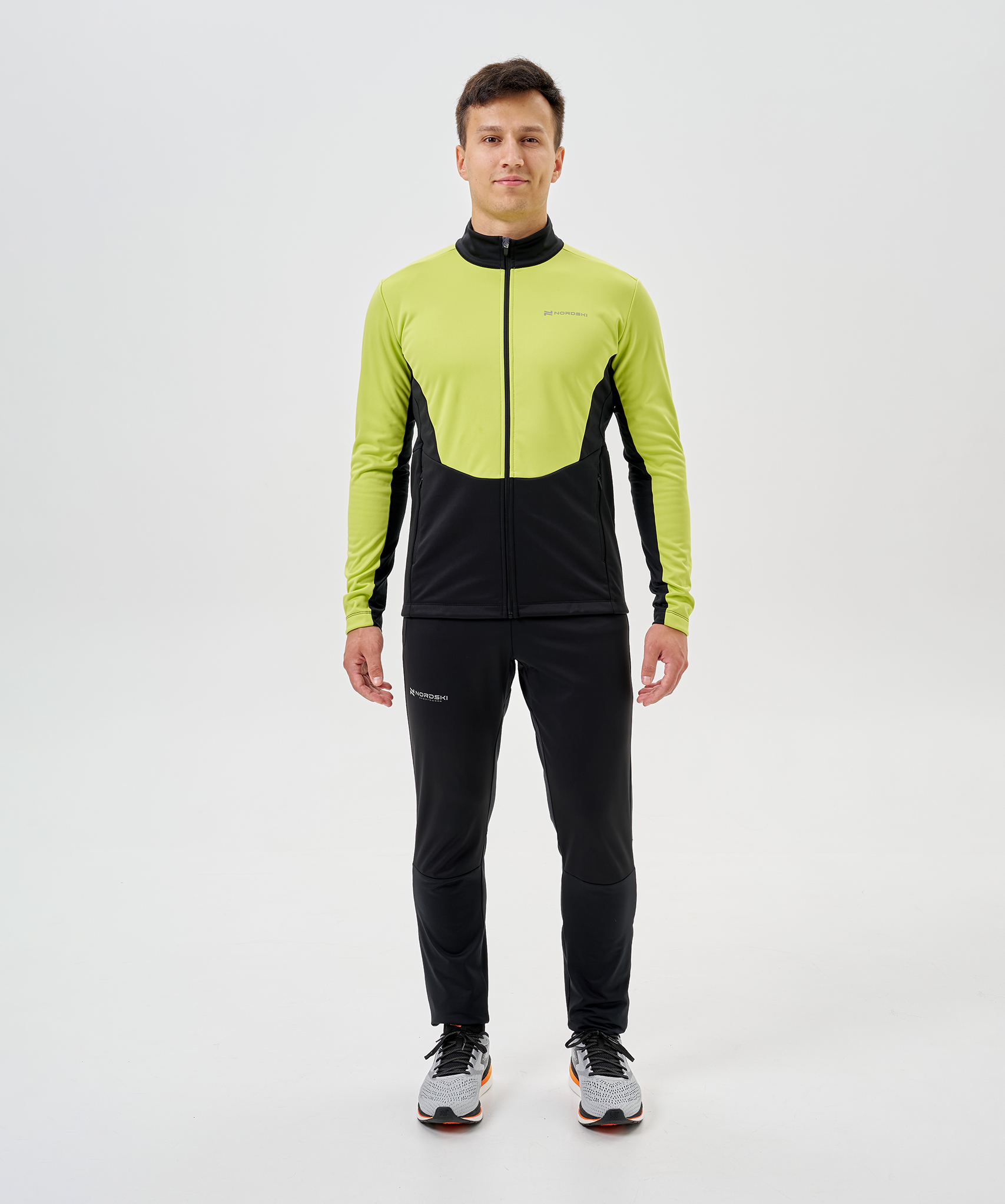 Тренировочная куртка Nordski Advance Lime/Black