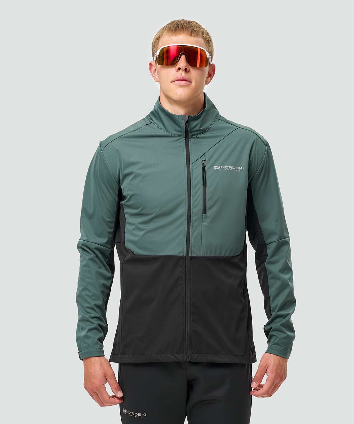 Тренировочная куртка Nordski PRO TOUR Dark Mint/Black