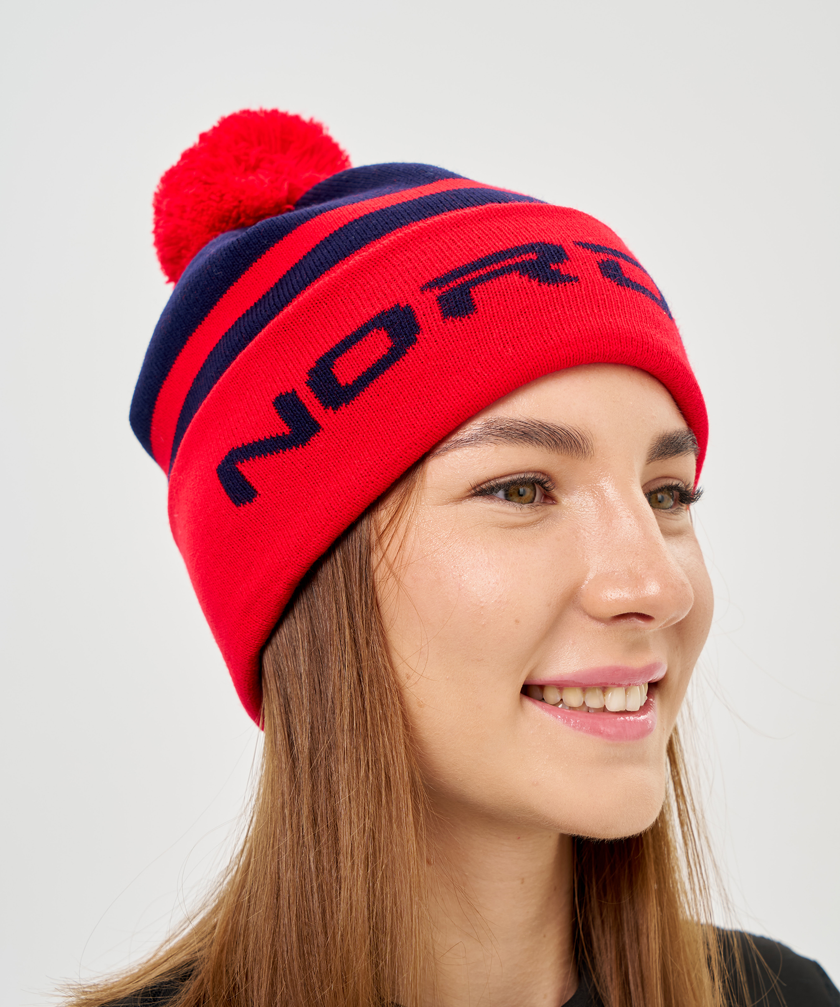Шапка Nordski Winter Dark Blue/Red