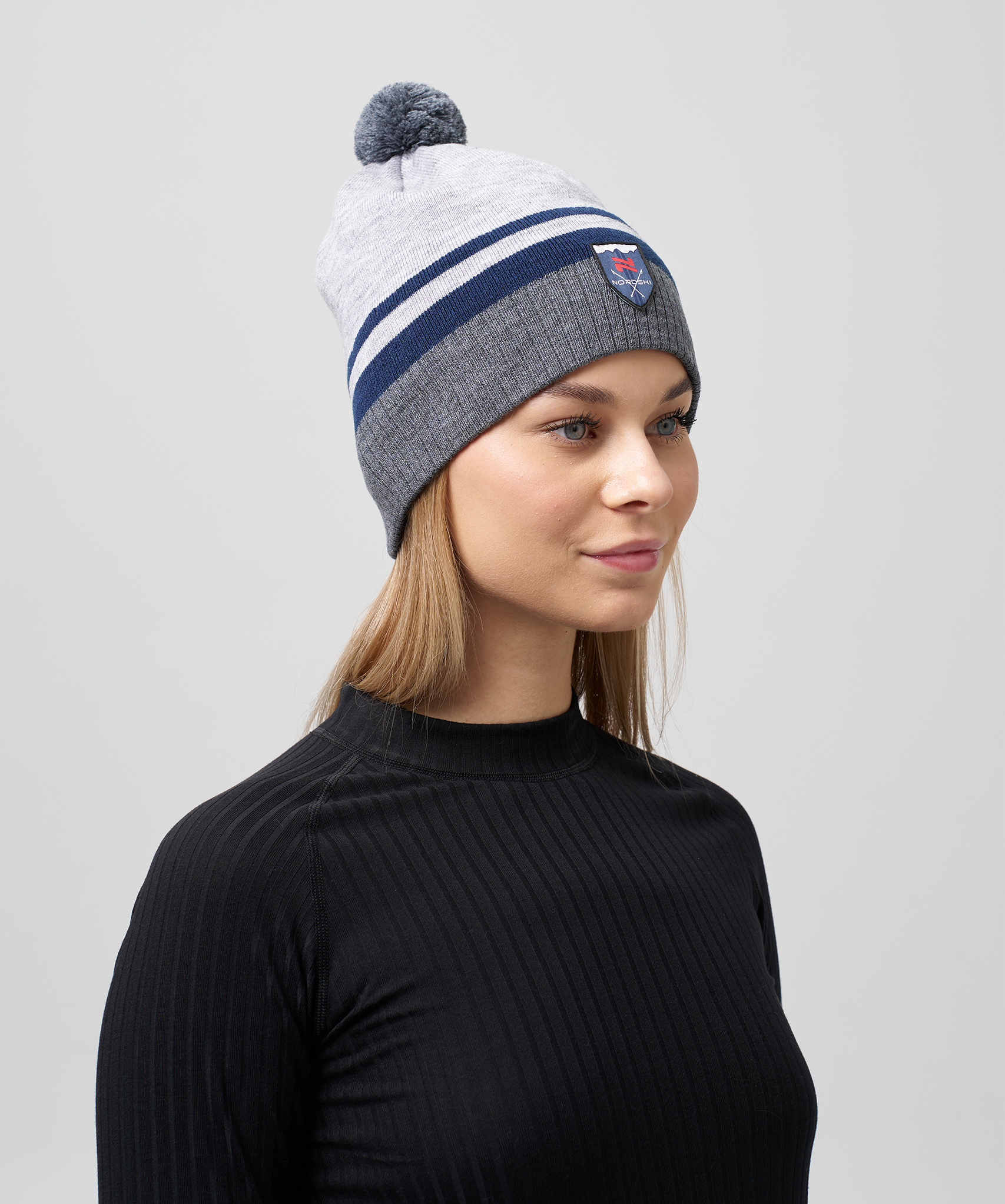 Шапка Nordski Move Grey/Black