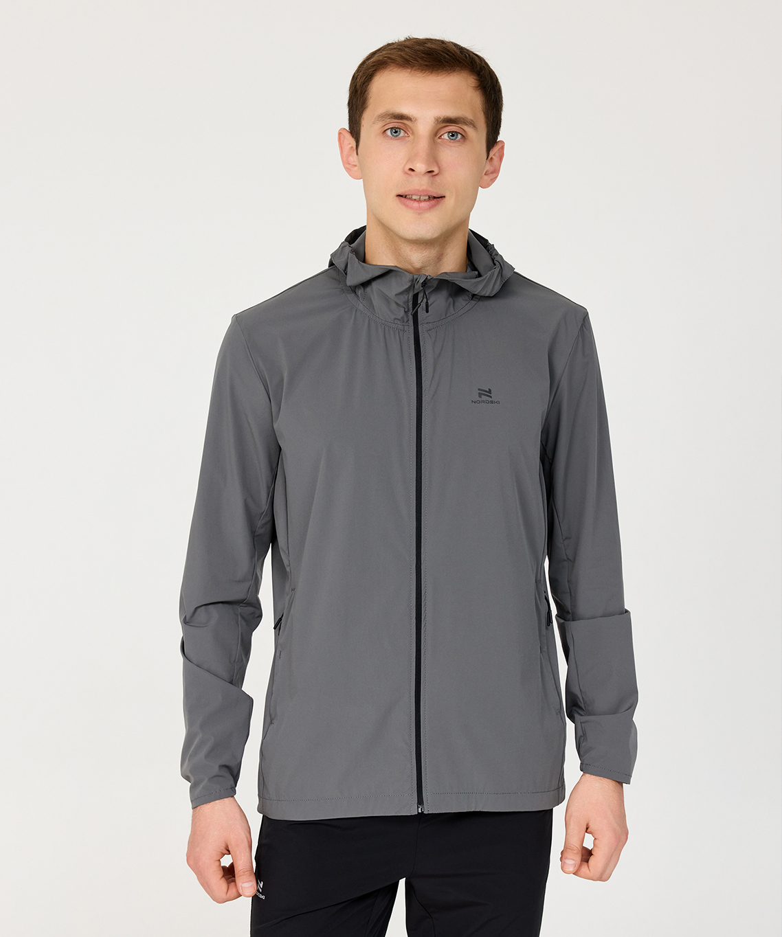 Ветровка беговая Nordski Stayer Graphite