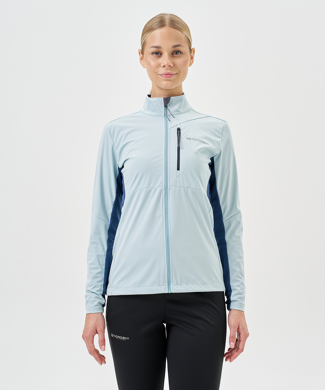 Тренировочная куртка Nordski PRO TOUR Deep/Ice Mint W