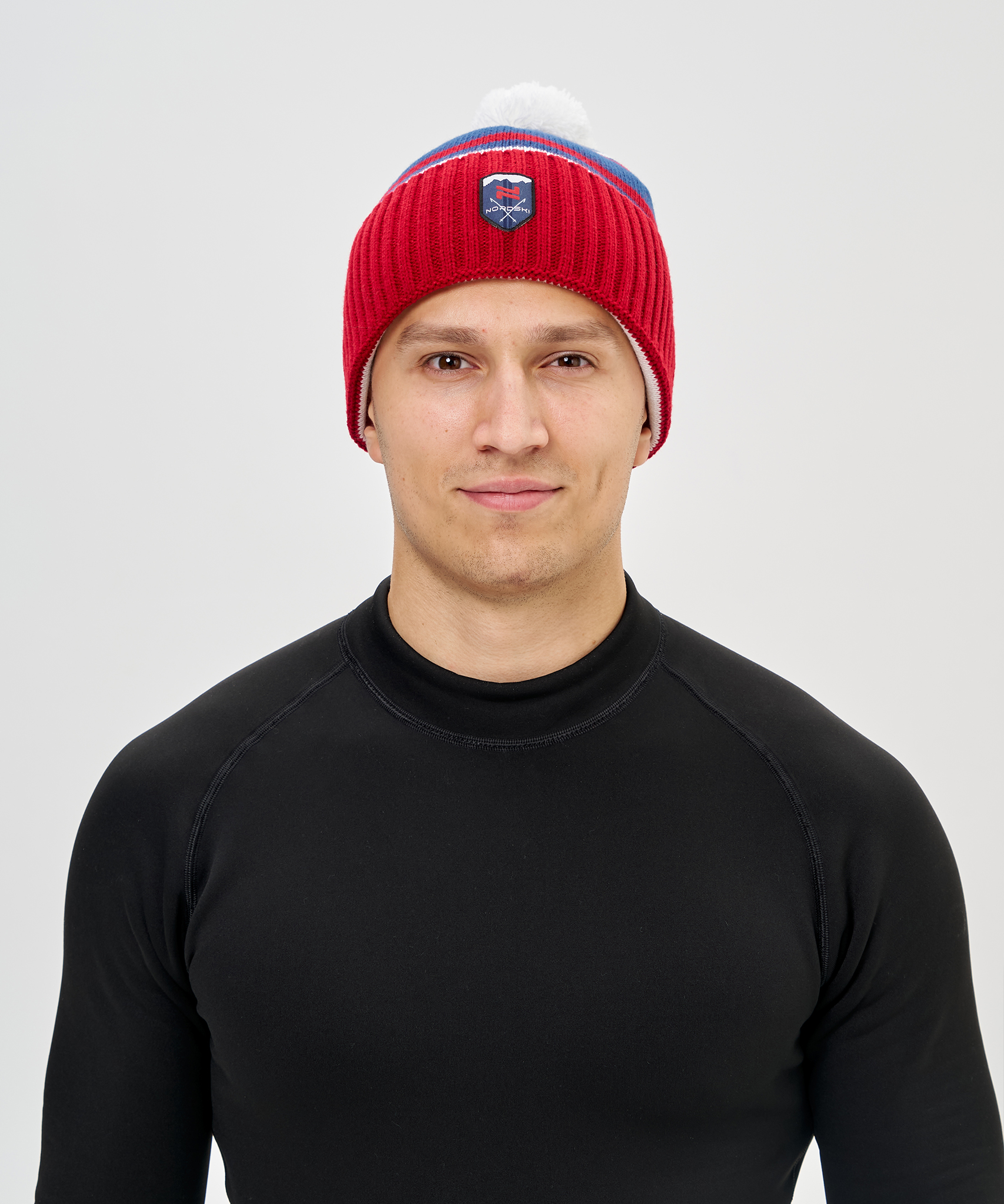 Шапка Nordski Severe Ice Water/White