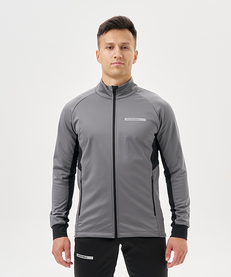 Тренировочная куртка Nordski Core Black/Breeze