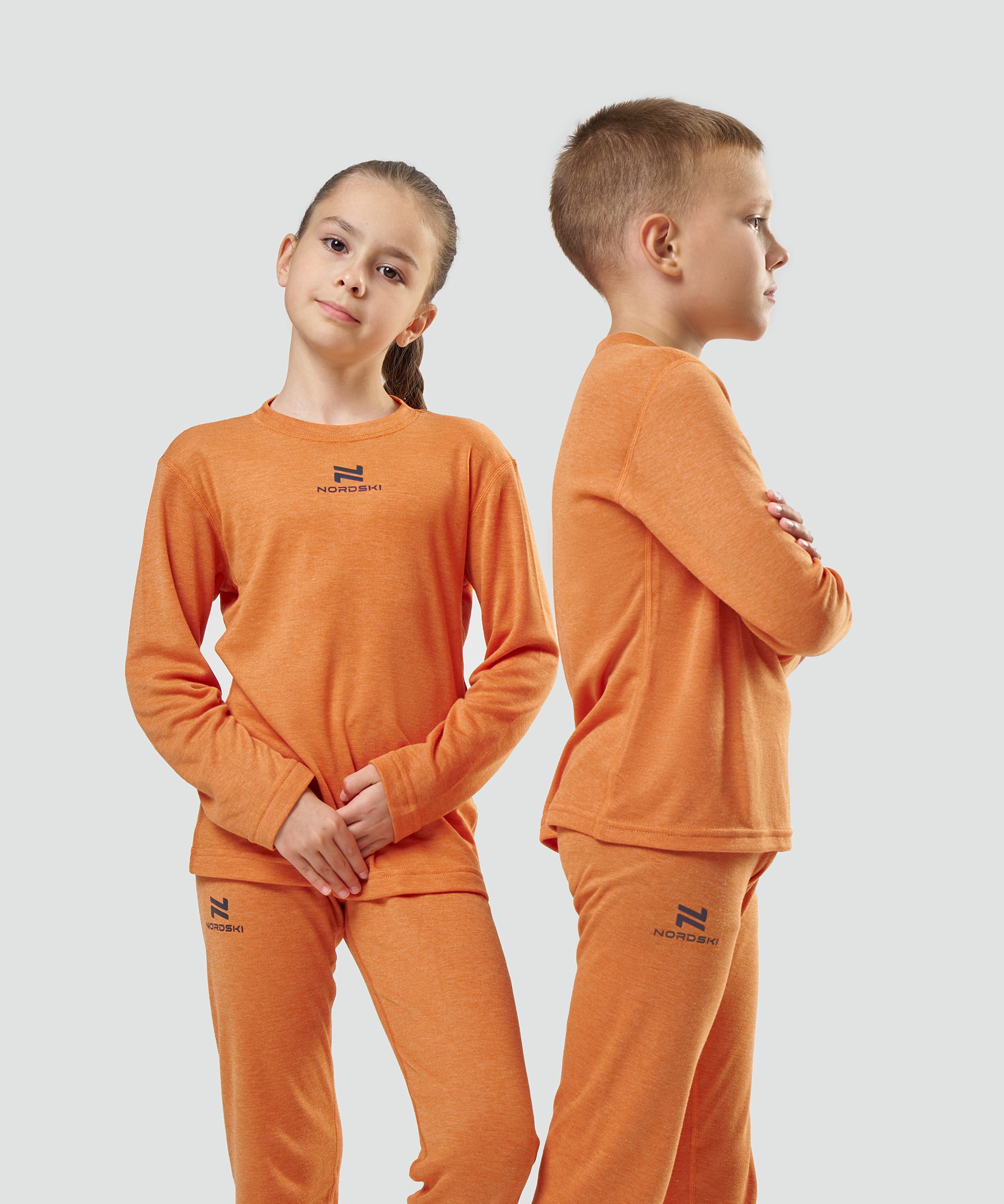 Комплект термобелья Nordski Jr. Soft Orange