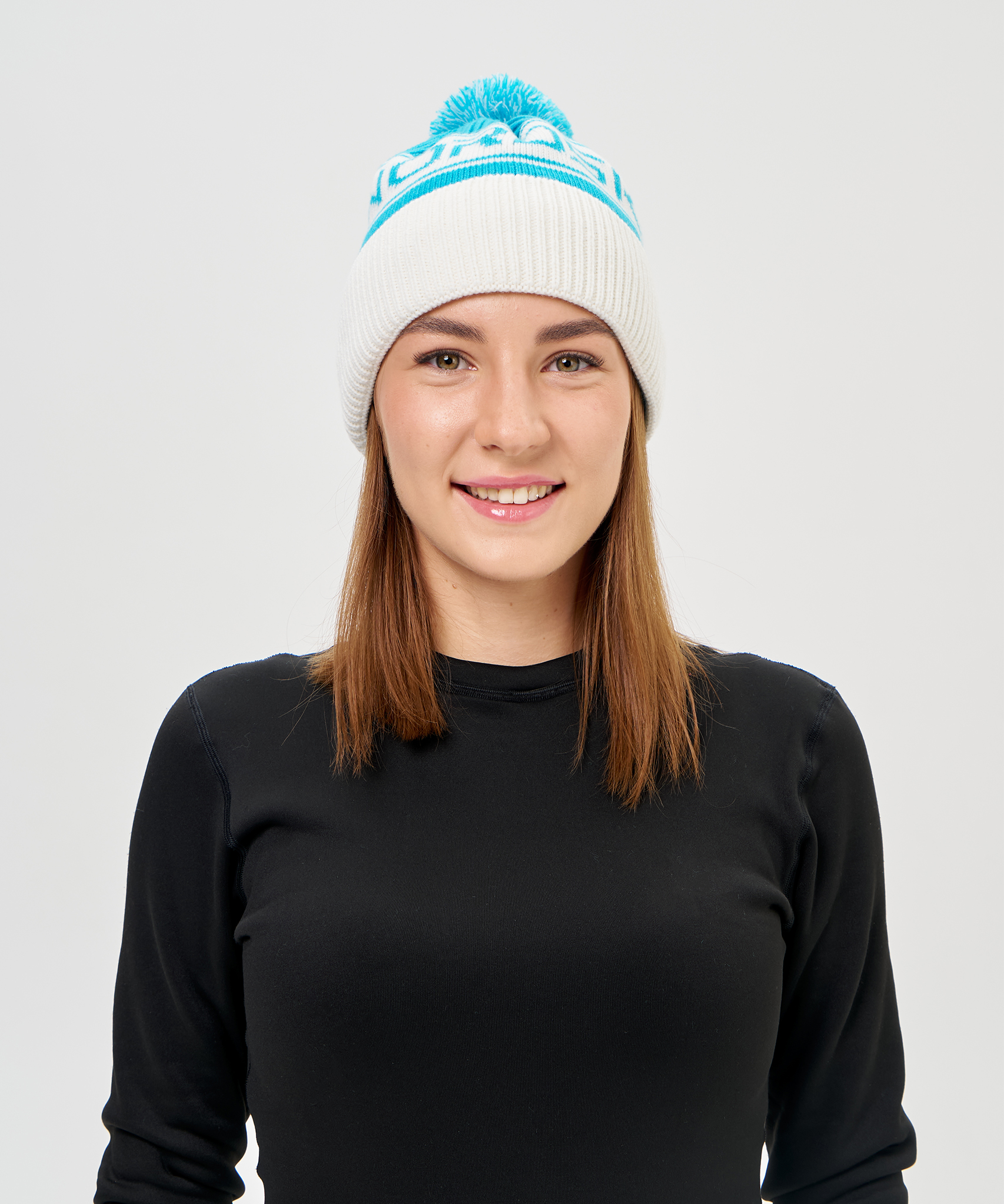 Шапка Nordski Blizzard Ice Water/White