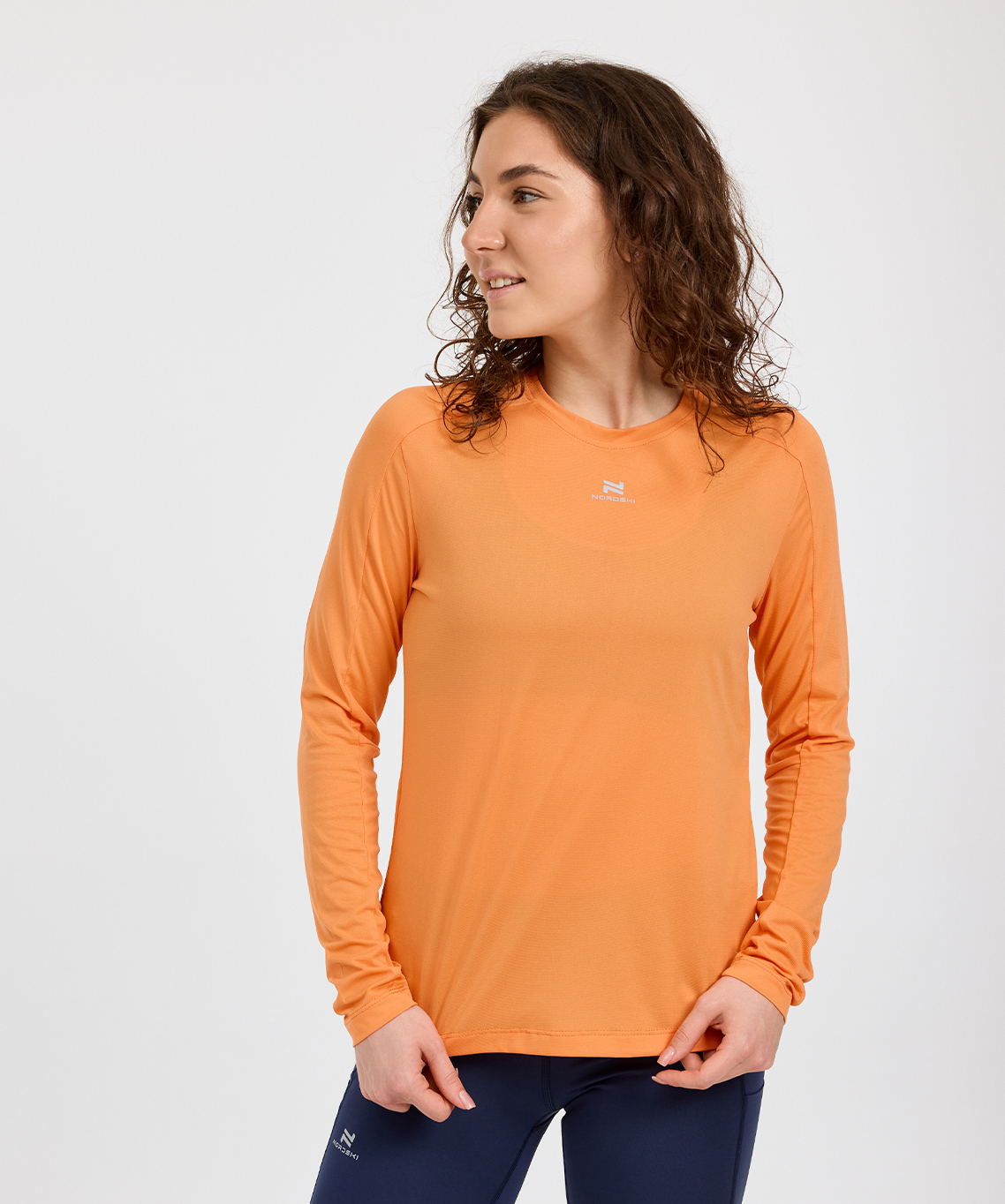 Футболка Nordski Upcast Peach с длинным рукавом W
